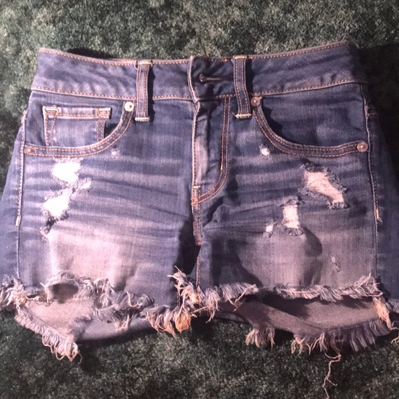 American eagle Midi distressed shorts - Picture 1 of 2